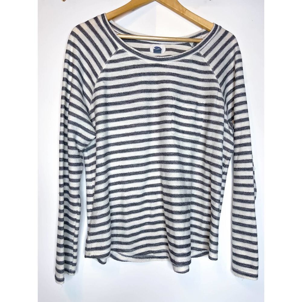 Nautical Striped Long Sleeve Top Preppy Quiet Luxury‎